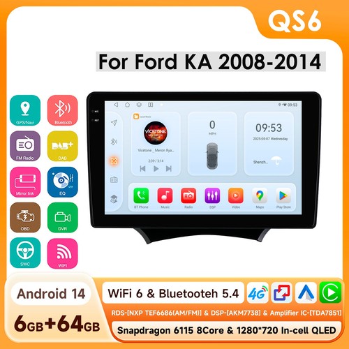 Per ford 2008 2014 carplay - ford, ka